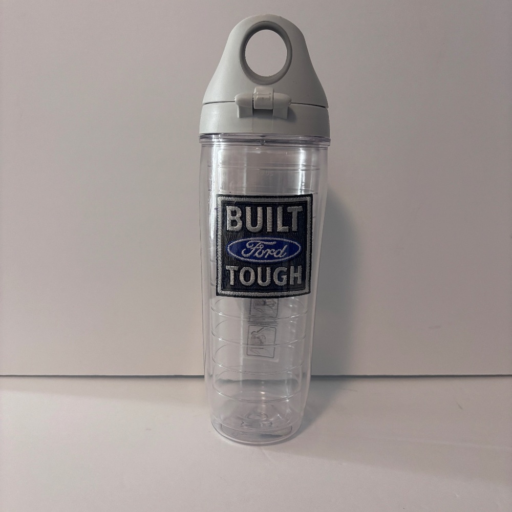 Tervis 20 oz Cup Flip Top Official Licensed Product Built Ford Tough